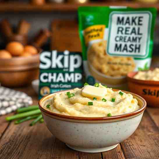 Irish Champ - Skip Instant, Make Real Creamy Mash